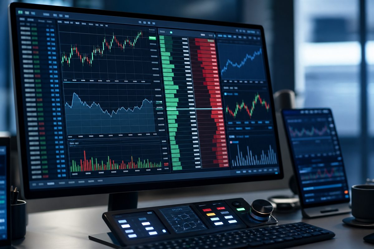 Trading order execution dashboard